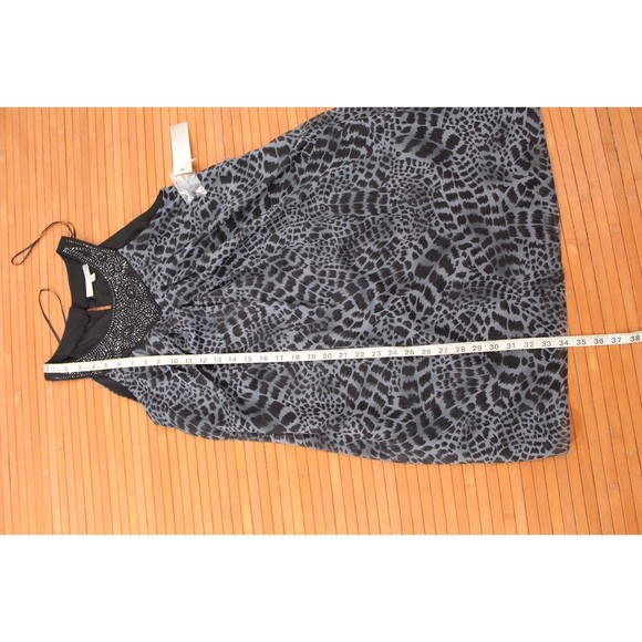 LIV Sleeveless Floral Dress Beaded Collar Animal Print Size 6 New‎ With Tag - Picture 9 of 9